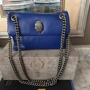 Kurt Geiger “Kew” Royal Blue Chain mini Bag